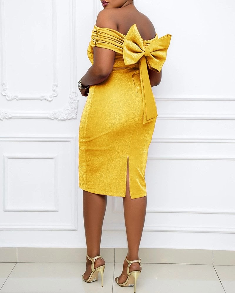 Mustard going out shop dress