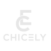 CHICELY LOGO, CHICELY is company is offer custom design or custom-made wedding dresses and other dresses.