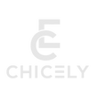 CHICELY LOGO, CHICELY is company is offer custom design or custom-made wedding dresses and other dresses.