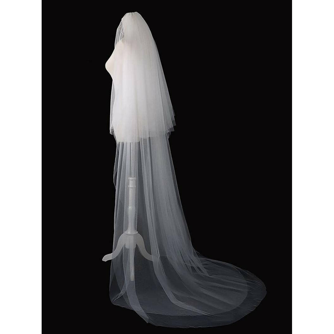 Elegant Multi-Tier Tulle Bridal Veil